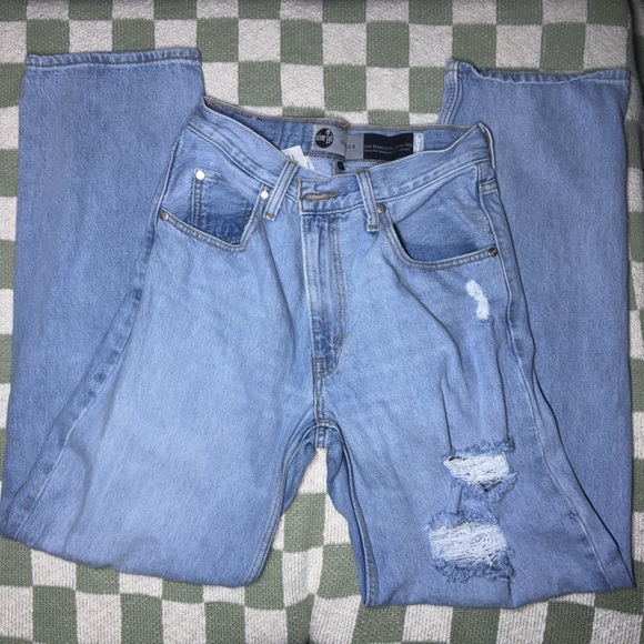 Women’s Levis Silvertab 94 Baggy Light Denim Jeans - Picture 2 of 4